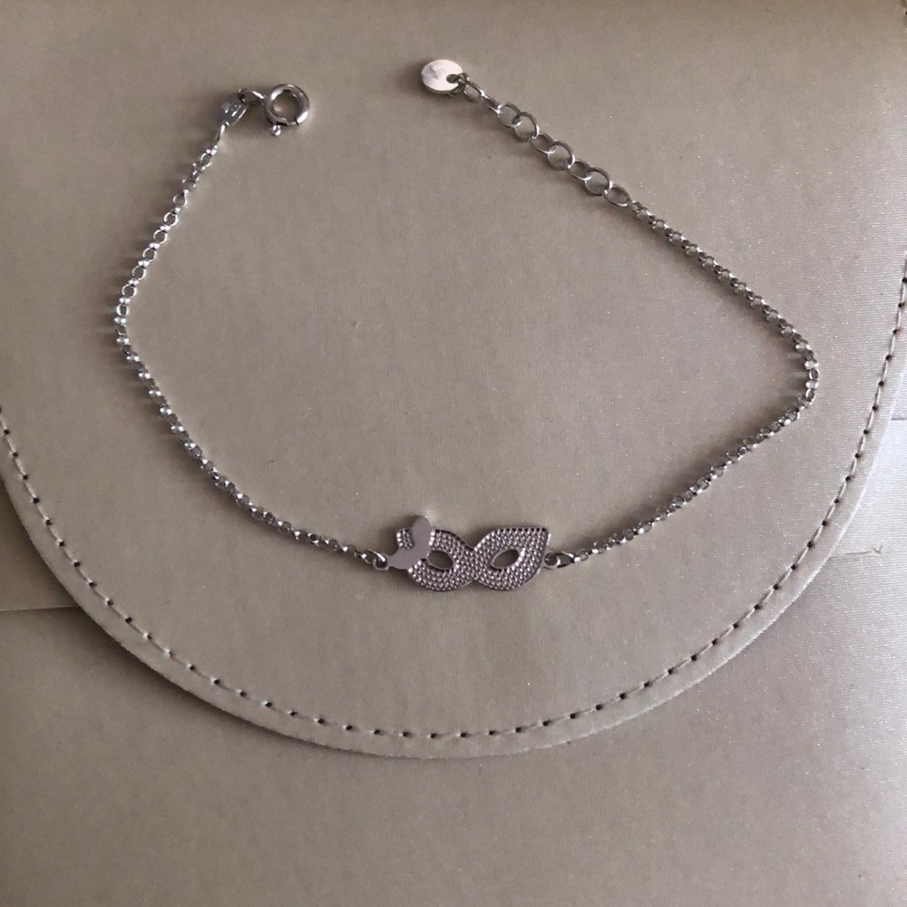 Sterling silver bracelet, Roma 1947, adjustable